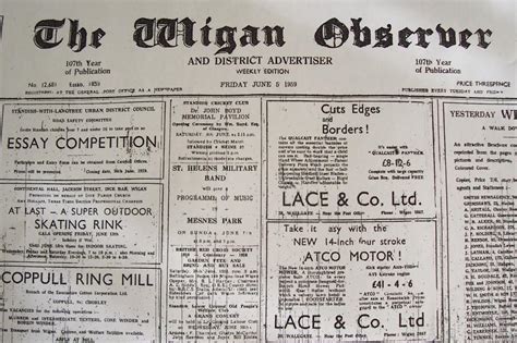 Wigan observer archives  Album Contents